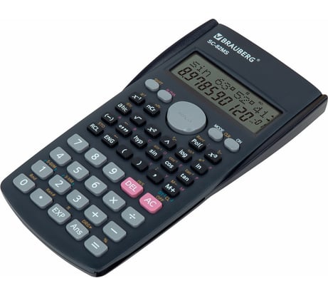 Калькулятор инженерный BRAUBERG Sc-82ms (158x85 мм), 240 функций, 10+2 разрядов, темно-синий 271721