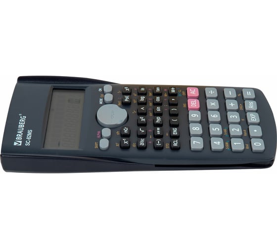 Калькулятор инженерный BRAUBERG Sc-82ms (158x85 мм), 240 функций, 10+2 разрядов, темно-синий 271721