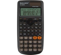 Калькулятор инженерный BRAUBERG Sc-82msс (165x84 мм), 240 функций, 10+2 разрядов, двойное питание 271722