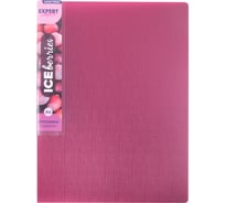 Папка с пружинным скоросшивателем Expert Complete Trend ICEberries A4, 700 мкм, 20 мм, 1 шт., брусника EC210520070 709179