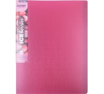 Папка с файлами-вкладышами Expert Complete 60 л., A4, 700 мкм, 25 мм, 1 шт., Trend ICEberries, брусника EC211820070 709304