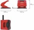 Дырокол BRAUBERG JET PRO до 30 листов, красный/черный 228601 6