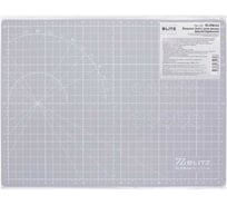 Коврик (мат) двусторонний формат А4, серый для резки BLRM-04 BLITZ 693979