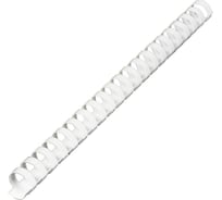 Пластиковые пружины для переплета BRAUBERG 100 шт., белые 530925