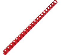 Пластиковые пружины для переплета BRAUBERG 100 шт., красные 530923