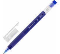 Ручка гелевая BRAUBERG Gl-2000, Синяя, японские чернила, длина письма 2000 метров, линия письма 0,35 мм 144218