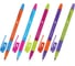Ручка шариковая BRAUBERG Glassy Mix, синяя, Комплект 4 штуки, линия 0,35 мм 881025 1
