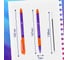 Ручка шариковая BRAUBERG Glassy Mix, синяя, Комплект 4 штуки, линия 0,35 мм 881025 4