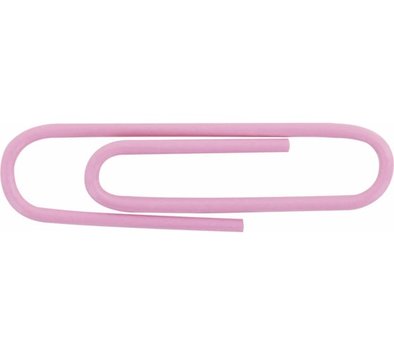 Скрепки BRAUBERG Pastel, 28 мм, пастельные цвета, 100 шт., в пластиковой коробке 271956