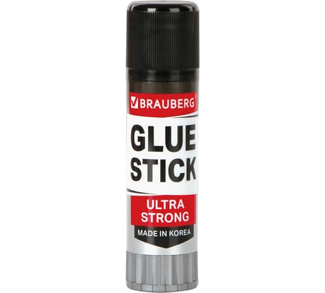 Клей-карандаш BRAUBERG 36 г, Ultra Strong, Усиленная Формула, Южная Корея, 1 шт./термоусадочной пленке 881034