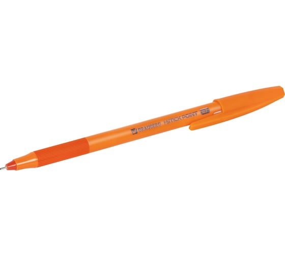 Ручка шариковая с грипом BRAUBERG i-STICK Point Neon, Синяя, корпус ассорти, игольчатый узел 0,7 мм, линия письма 0,35 мм 144022
