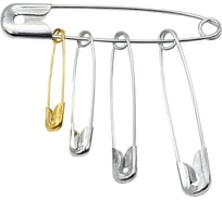 Булавки безопасные Hobby&pro в пластиковой коробке, ассорти, 174шт 7729536