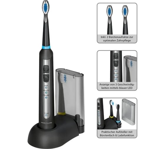 Зубная щетка Profi Care Brends schwarz PC-EZS 3056