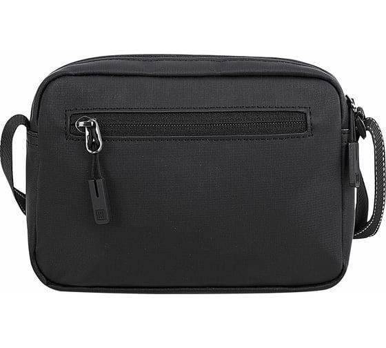 Сумка на плечо HEIKKI Wallet два отделения, органайзер, черная, 15x20x5 см, 272639