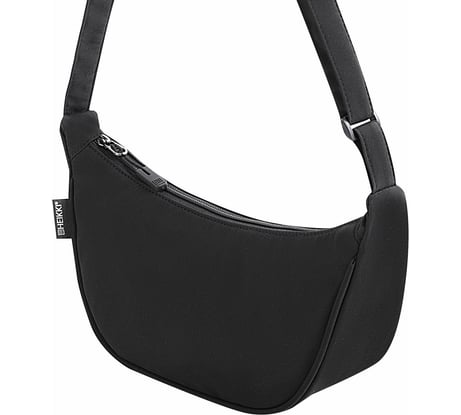 Сумка на плечо HEIKKI Selfie черная, 15x30x10 см, 272636