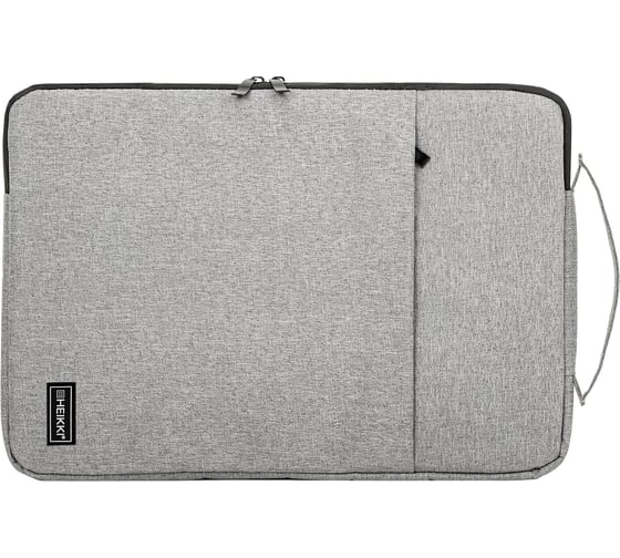 Чехол для ноутбука HEIKKI Option 13-14'' (ХЕЙКИ), с ручкой и карманом, серый, 35,5x24x2,5 см, 272600
