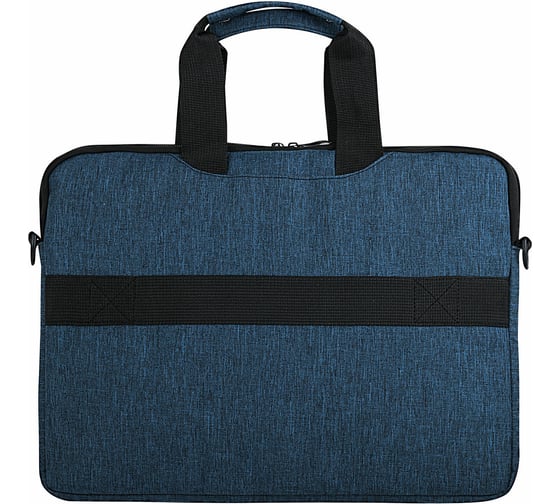 Сумка портфель HEIKKI Novation с отделением для ноутбука 13-14", синяя, 28x38x3 см, 272593