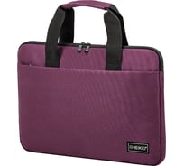 Сумка портфель HEIKKI Perspective с отделением для ноутбука 15,6", бордовая, 28x39x3 см, 272596