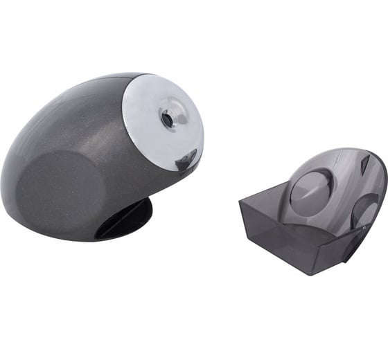 Электрическая точилка BRAUBERG Bullet питание от сети 220 В / от USB, спиралевидное лезвие 228422