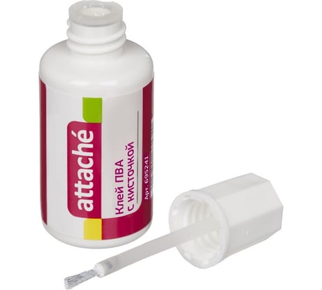 Клей ПВА с кисточкой Attache 20 г 695241