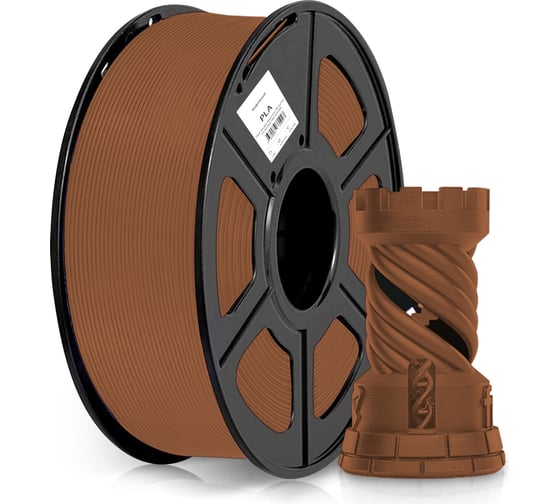 Пластик для принтера 3D Cactus CS-3D-PLA-1KG-COFFEE PLA d1.75мм 1кг 1цв. 2011107 1
