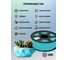 Пластик для принтера 3D Cactus CS-3D-PLA-1KG-CYAN PLA d1.75мм 1кг 1цв. 2011108 2