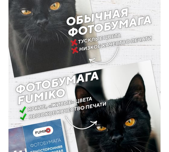 Фотобумага матовая односторонняя 180г/10x15/500л FUMIKO FPM-10x15180500