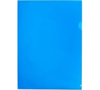 Папка-уголок WORKMATE А4 180мкм, синяя 15-6229