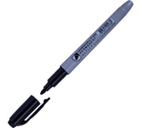 Маркер перманентный Crown "Multi Marker Slim", упаковка из 12 шт., черный, пулевидный, 2 мм 207899