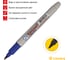 Набор перманентных маркеров Crown "Multi Marker Super Slim" 04 цв., пулевидный, 1,0мм, чехол с европодвесом P-505F-4 4