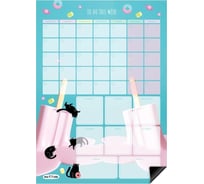 Магнитный планер на месяц MESHU А3, Ice cream, с маркером, MS47321 MS_47321
