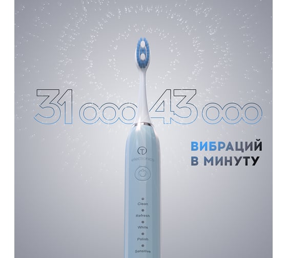 Электрическая зубная щетка TITAN electronics 08/голубая TELTB008BLUE