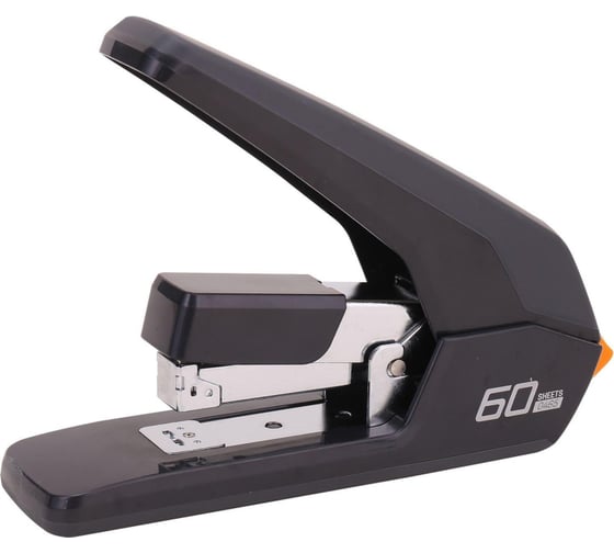 Степлер DELI E0465BLACK Expert 24/6 26/6 23/6 23/8 23/10 60 листов, сниженное усилие черный 1793375