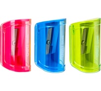 Точилка для карандашей ручная DELI E0545 Neon 1 отверст пластик ассорти 1791544