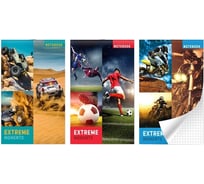 Блокнот LAMARK на скобе серия Extreme Moments, А6, 30 листов, 102x162 мм, клетка, 15 шт в упаковке NB0206-S