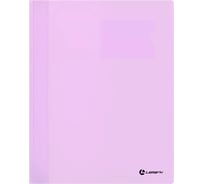 Папка-скоросшиватель LAMARK А4, карман визитка, пастель-лиловый, 10 шт FF0052-LL