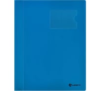 Папка-скоросшиватель LAMARK А4, карман визитка, синий, 10 шт FF0052-BL