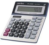 Бухгалтерский калькулятор Perfeo PF A4028 12-разрядный, GT, серебристый 30010589