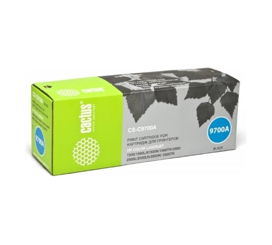 Картридж лазерный CACTUS CS-C9700AR C9700A черный 5000 страниц для HP CLJ 2550/1500/2500 429039 1