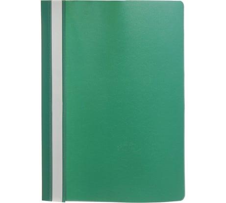 Папка-скоросшиватель WORKMATE пластик А4, 160 мкм, зеленая с прозрачным верхом 15-6212