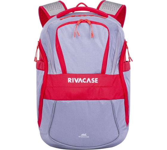 Рюкзак RIVACASE Laptop backpack grey, 20л, 15.6/6 5225red