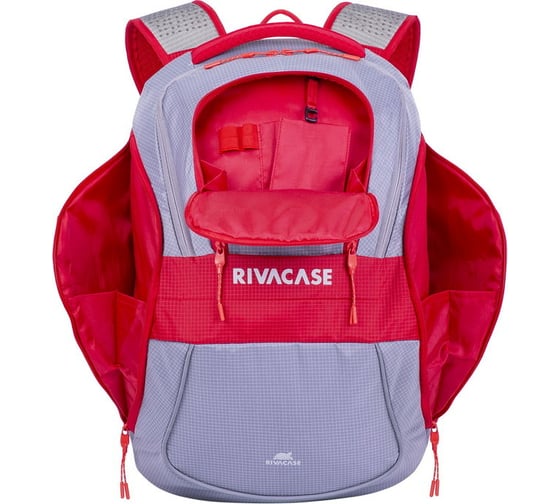 Рюкзак RIVACASE Laptop backpack grey, 20л, 15.6/6 5225red