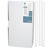 Пружина для переплета LITE 8 мм белый пластик А4 100 шт SPR-PLAS/08W