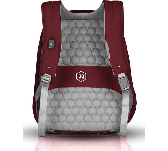 Рюкзак BG Berlin Metrobag 17 бордовый BG010/01/Burgundy