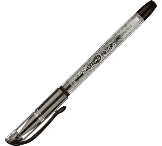 Ручка гелевая BIC неавтоматическая Gelocity Stic резиновая манжетка черная 1170771 1