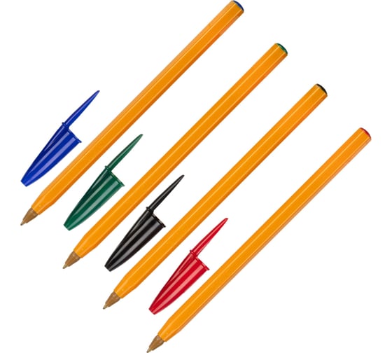 Ручка шариковая BIC неавтоматическая ORANGE набор 4 цвета ассорти 8308541 69669