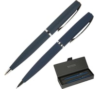 Набор Bruno Visconti SIENNA ручка шариковая 1 мм синяя, карандаш механический 0,7 мм корпус синий 20-0222 1948930