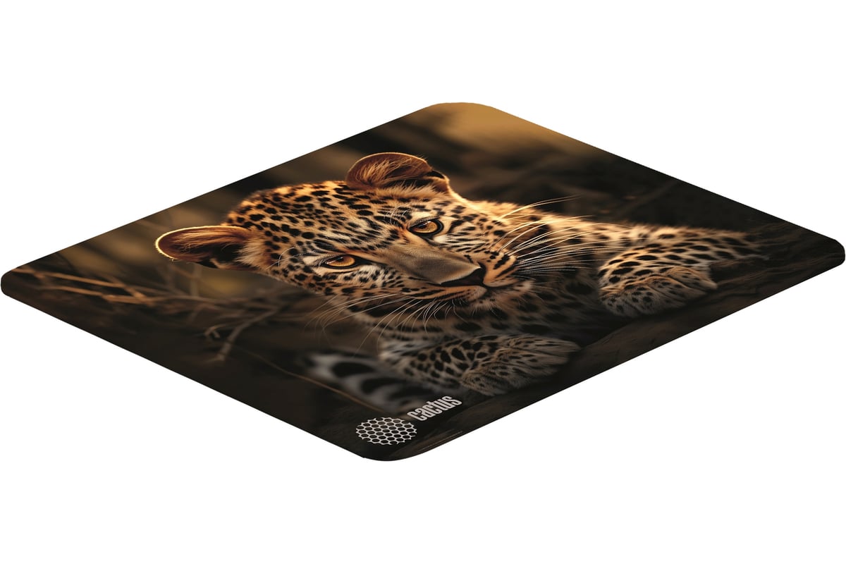 Коврик для мыши CACTUS Leopard 250x200x3 мм (CS-MP-D06S) 2006243 - выгодная  цена, отзывы, характеристики, фото - купить в Москве и РФ