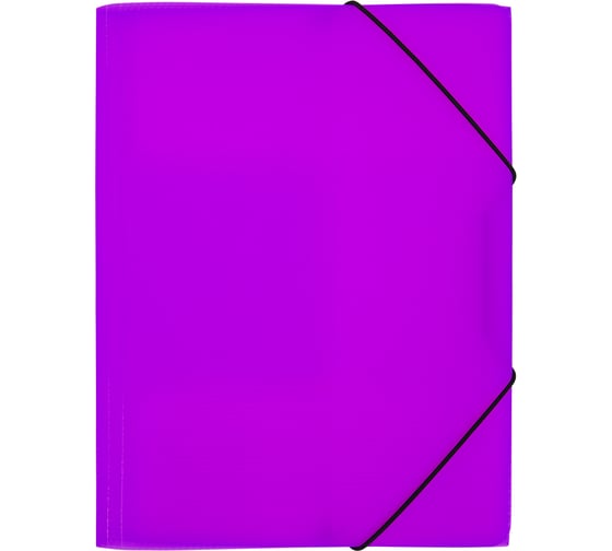 Папка на резинке Expert Complete 5 шт. A4 600 мкм 35 мм эффект 3D PRISMA NEON пурпурный EC210400022 679793