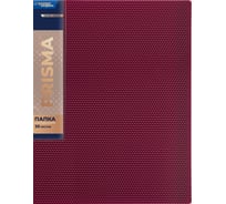 Папка Expert Complete 6 шт. с файлами-вкладышами 20 л. A4 600 мкм 20 мм эффект 3D PRISMA рубиновый new EC211500126 726471